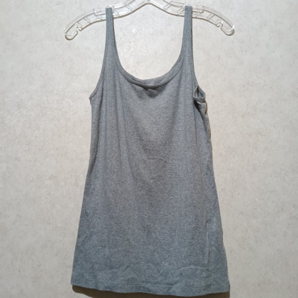 Old Navy Fitted Women's Gray Tank Top